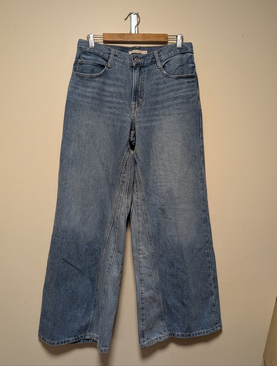 Levi's Denim - Levi’s 94 Baggy Wide Leg Jeans W30 L31 Light Wash Denim